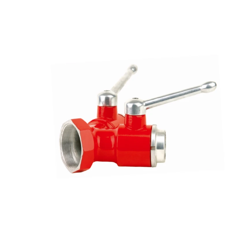 Two Ways Divider With Ball Valves